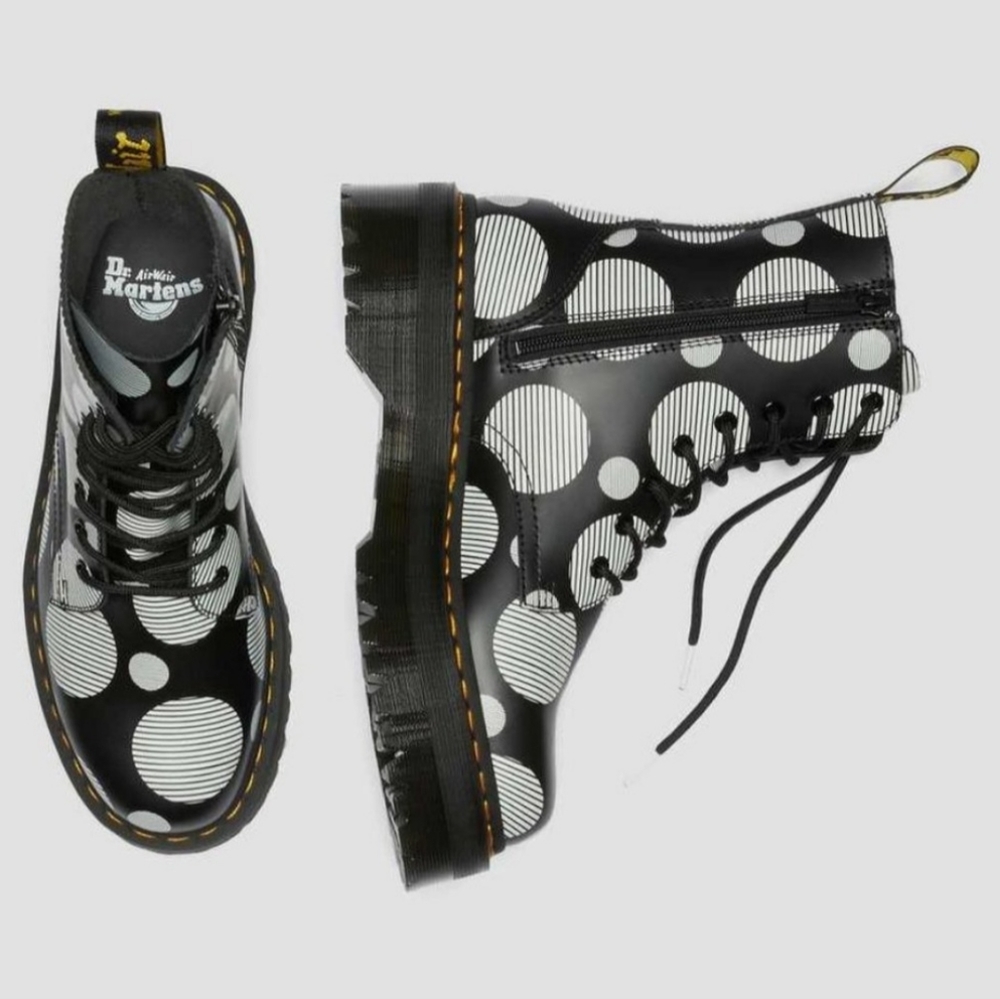Dr Martens Jadon Polka Dot Platform Boot 6